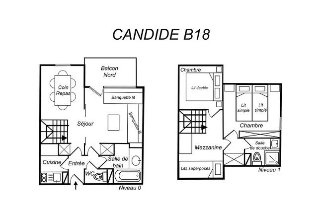 Apartements CANDIDE - Méribel Mottaret 1850