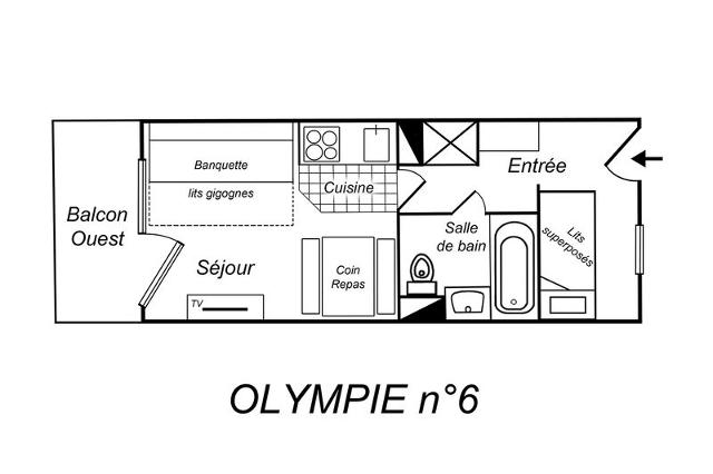Apartements OLYMPIE I - Méribel Mottaret 1850