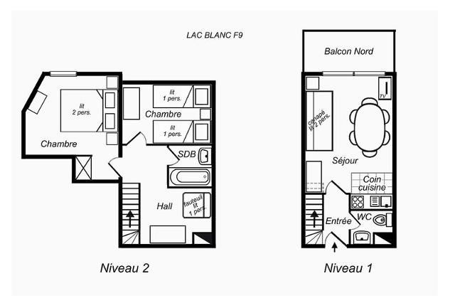 Apartements LAC BLANC - Méribel Mottaret 1850