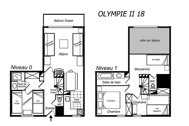 Apartements OLYMPIE II - Méribel Mottaret 1850