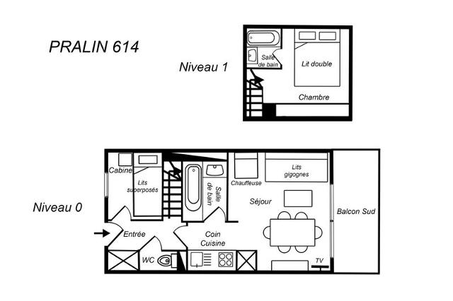 Apartements PRALIN - Méribel Mottaret 1850