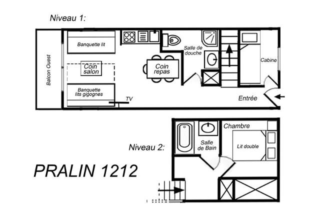 Apartements PRALIN - Méribel Mottaret 1850