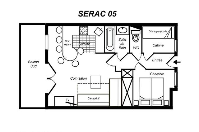 Apartements SERAC - Méribel Mottaret 1850