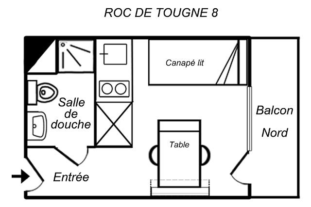 Apartements ROC DE TOUGNE - Méribel Mottaret 1850