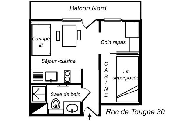 Apartements ROC DE TOUGNE - Méribel Mottaret 1850