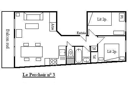 Appartment Perchoir MRB520-003 - Méribel Centre 1600
