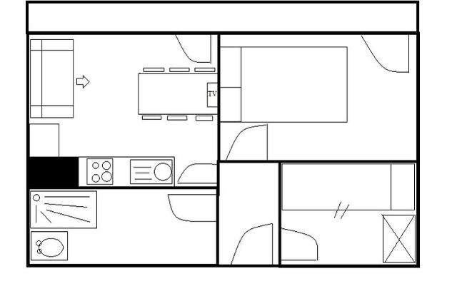 travelski home choice - Apartements LAC DU LOU - Les Menuires Croisette