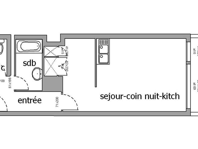 South-facing studio with balcony, near slopes and shops FR-1-340-159 - Chamrousse