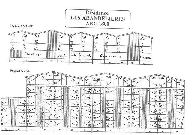 Apartements ARANDELIERES - Les Arcs 1800