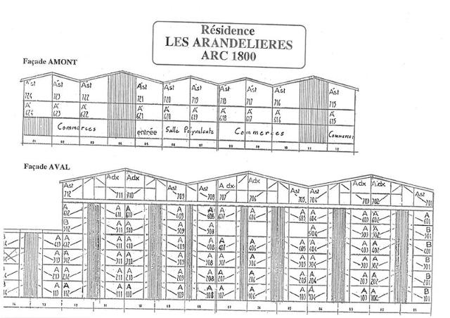 Apartements ARANDELIERES - Les Arcs 1800