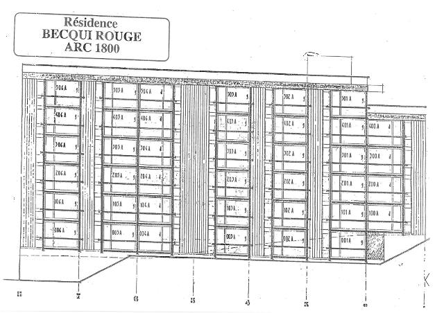 Apartements BEQUI-ROUGE - Les Arcs 1800