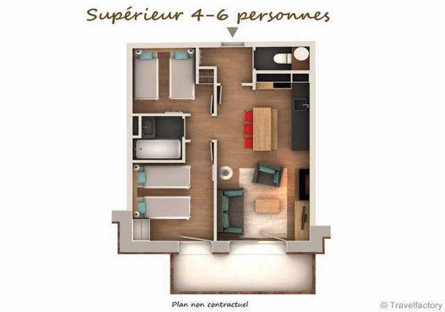 travelski home premium - Residence Les Chalets de Rosaël 3* - Val Thorens