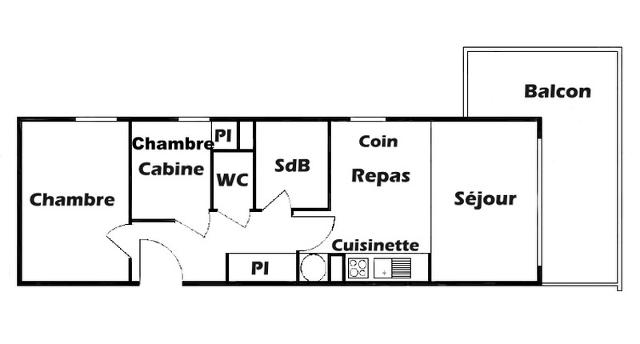 Apartements CRISTAL 6 - Les Saisies