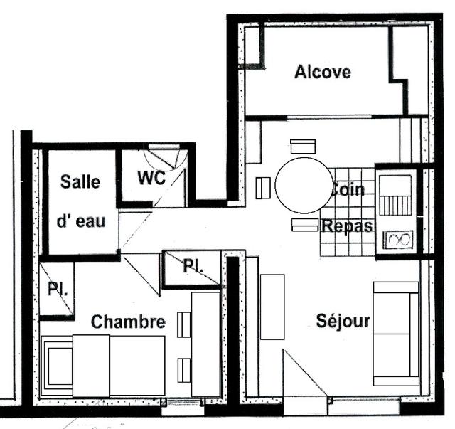 Apartements GRAND MONT 1 - Les Saisies