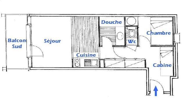 Apartements MONT BLANC B - Les Saisies