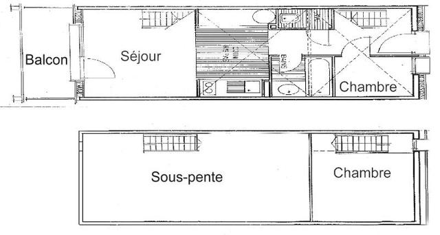 Apartements MONT BLANC D - Les Saisies