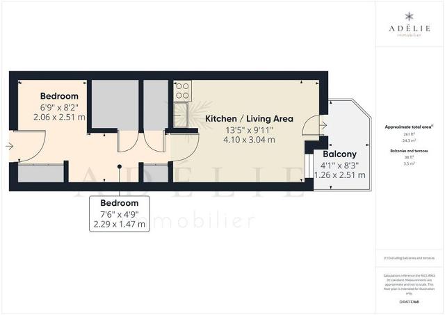 Appartment Bouquetins A BQA017 - La Rosière