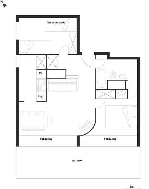 Apartements CASCADE - Les Arcs 1600