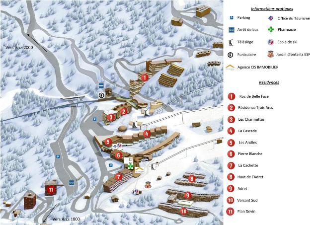 Apartements VERSANT SUD - Les Arcs 1600