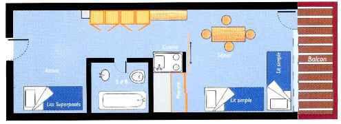 Apartements BELLES CHALLES - Les Arcs 1800