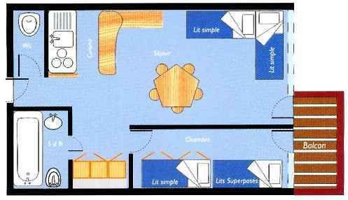 Apartements TOURNAVELLES - Les Arcs 1800