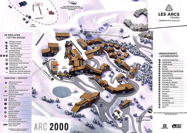 Apartements FOND BLANC - Les Arcs 2000