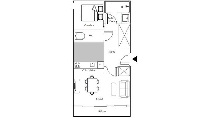 Apartements TROIS MARCHES BAT C - Méribel Centre 1600