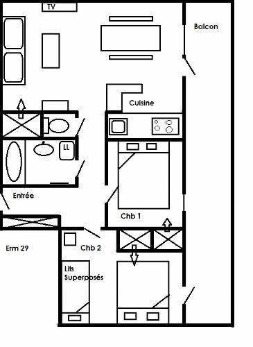 Apartements L'ermitage - Méribel Centre 1600