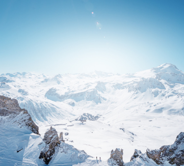 the slopes of the Southern Alps