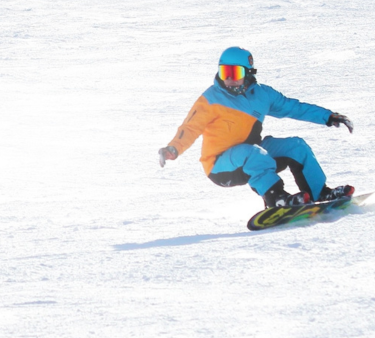 snowboarding